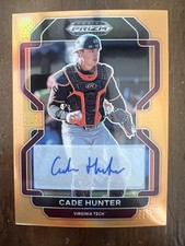 2022 Panini Prizm Draft Picks Cade Hunter Neon Orange Prizm /20 (RC) Auto