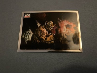 Topps Star Wars Karte Galaxy 2023 #99 Night Must Fall - Yoda