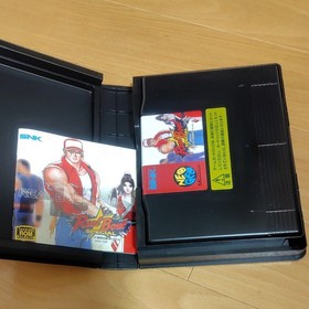 SNK Neo Geo ROM Real Bout Fatal Fury Special AES Japan w/ Box Manual Tested