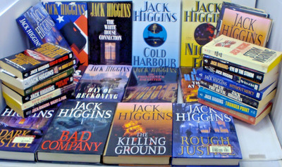 Lot Of 26 Jack Higgins Books Novels Hardcover 14 Paperback 12 List Below