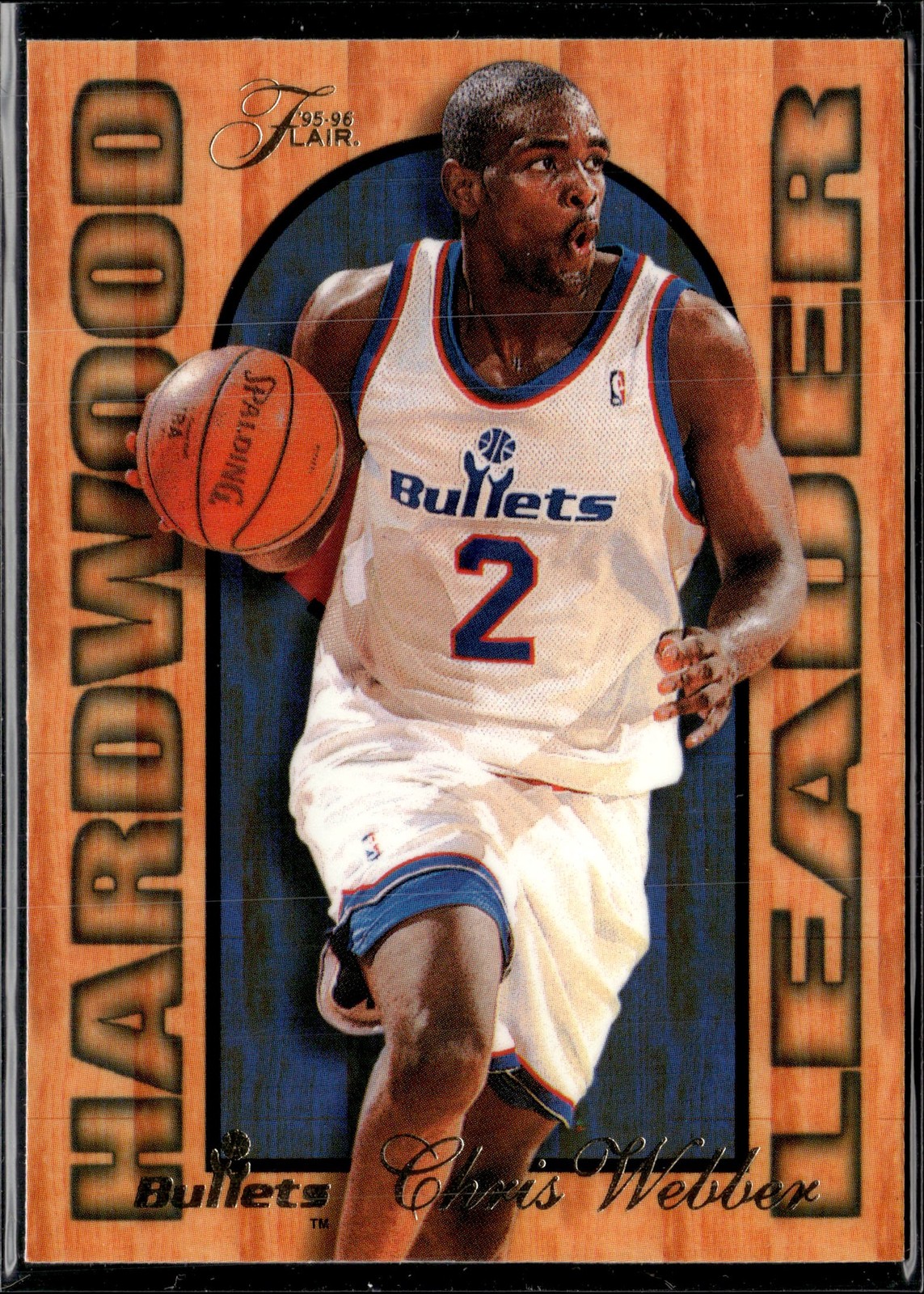 1995-96 Fleer #27 Chris Webber Flair Hardwood Leader