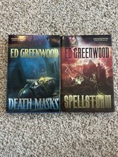 Spellstorm & Death Masks Greenwood Hardcover Dungeons Dragons Forgotten Realms