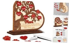 Red Tree 10Lx10W Mother's Day Gift for Mom - Grandma Love Grows Here