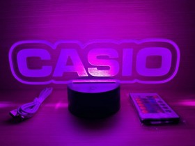 READ INFO - Casio G-Shock Calculator FX Graphic loopy pv watch RGB Led Lamp