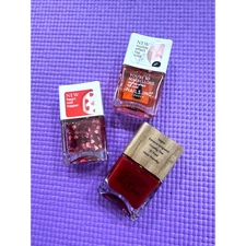 Nails Inc London Bundle 3 Nail Polish NEW Heart Nail Topper, Marble Effect 