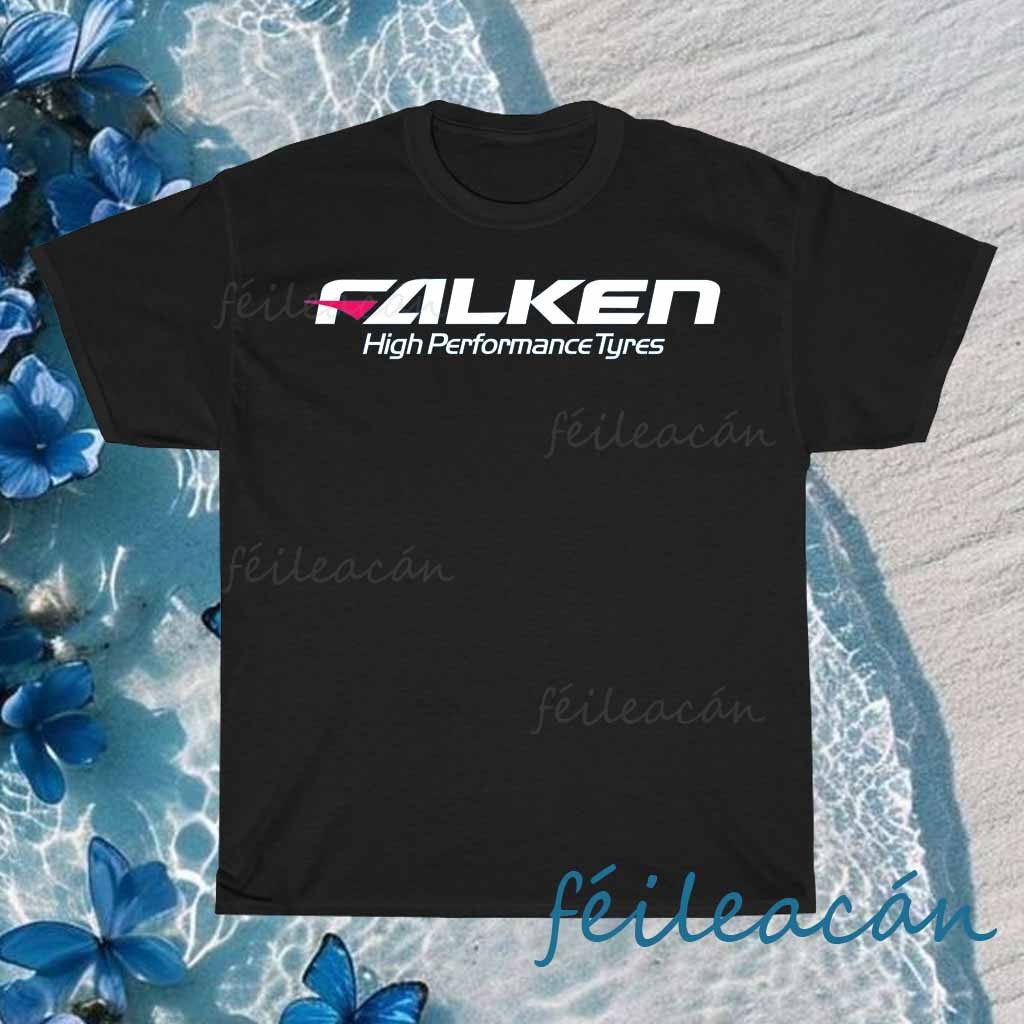 New Shirt Falken Tires Logo T-Shirt Logo American T-Shirt Funny