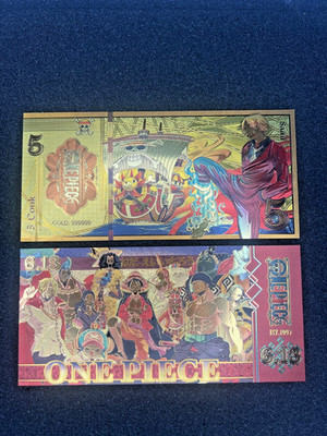 Sanji - 24k Gold Foil Banknote - One Piece Anime