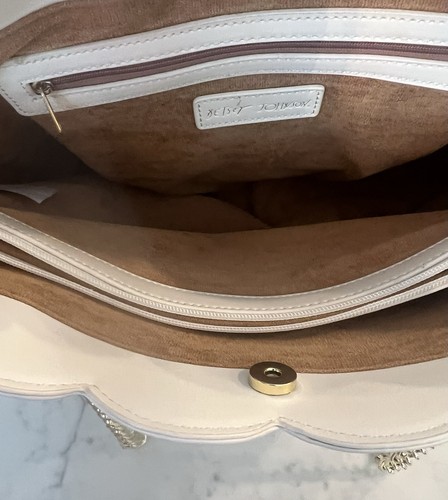  Sac fourre-tout crème citron Betsey Johnson sac à main chaîne sangle 118 $ - Photo 13/16