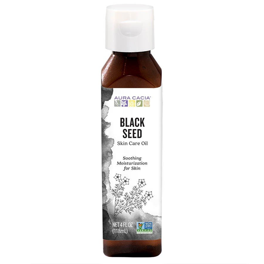 Жидкое масло для ухода за кожей Aura Cacia Black Seed Oil 4 жидких унции 4490₽