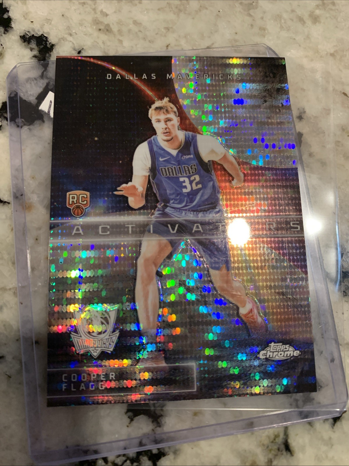 Cooper Flagg 2025-26 Topps Chrome  #AC-11 Activators Pulsar Rookie Dallas Duke🔥