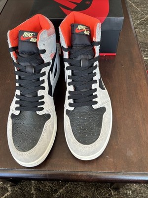 Air Jordan 1 Men's Retro High OG Sneakers Neutral Grey/Black/Crimson, Size 11