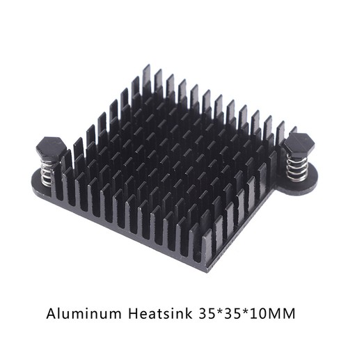1Pc Aluminum Heatsink 35*35*10MM Cooling Pad South North Bridge Chipset RadiYJ0 - Picture 2 of 6