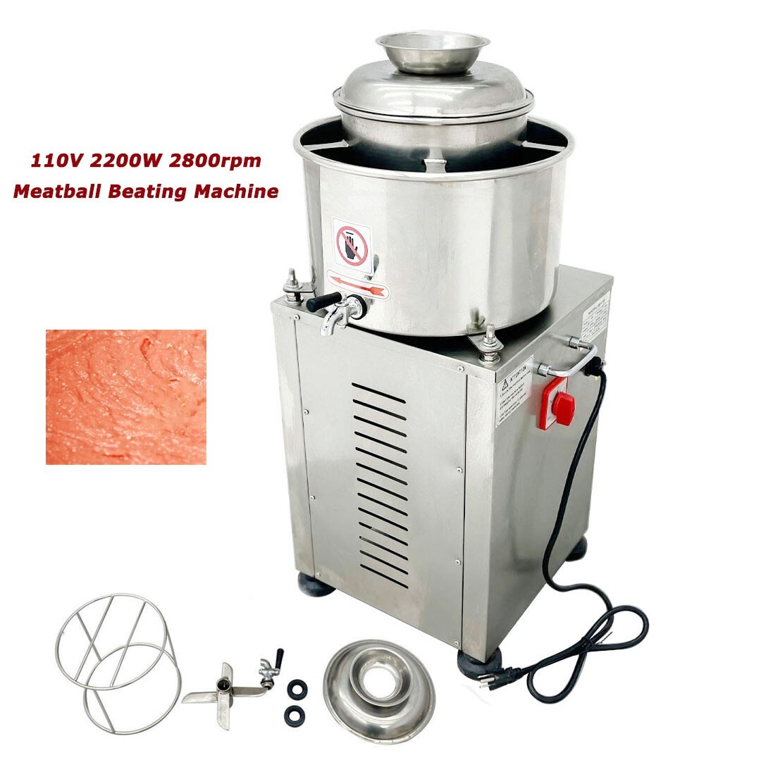 110V Meatball Beating Beater Machine Beef Fish Fishball Beater Meatball