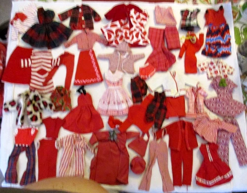 Vintage Ideal Tammy / Clone / Mommy Made Fashion Doll Clothes ~ 46 Pieces Lot E