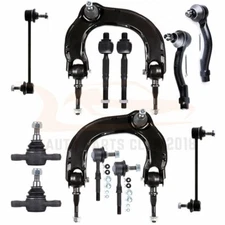 12x Front + Rear Suspension Kit Control Arms Tie Rods For 1999-05 Hyundai Sonata