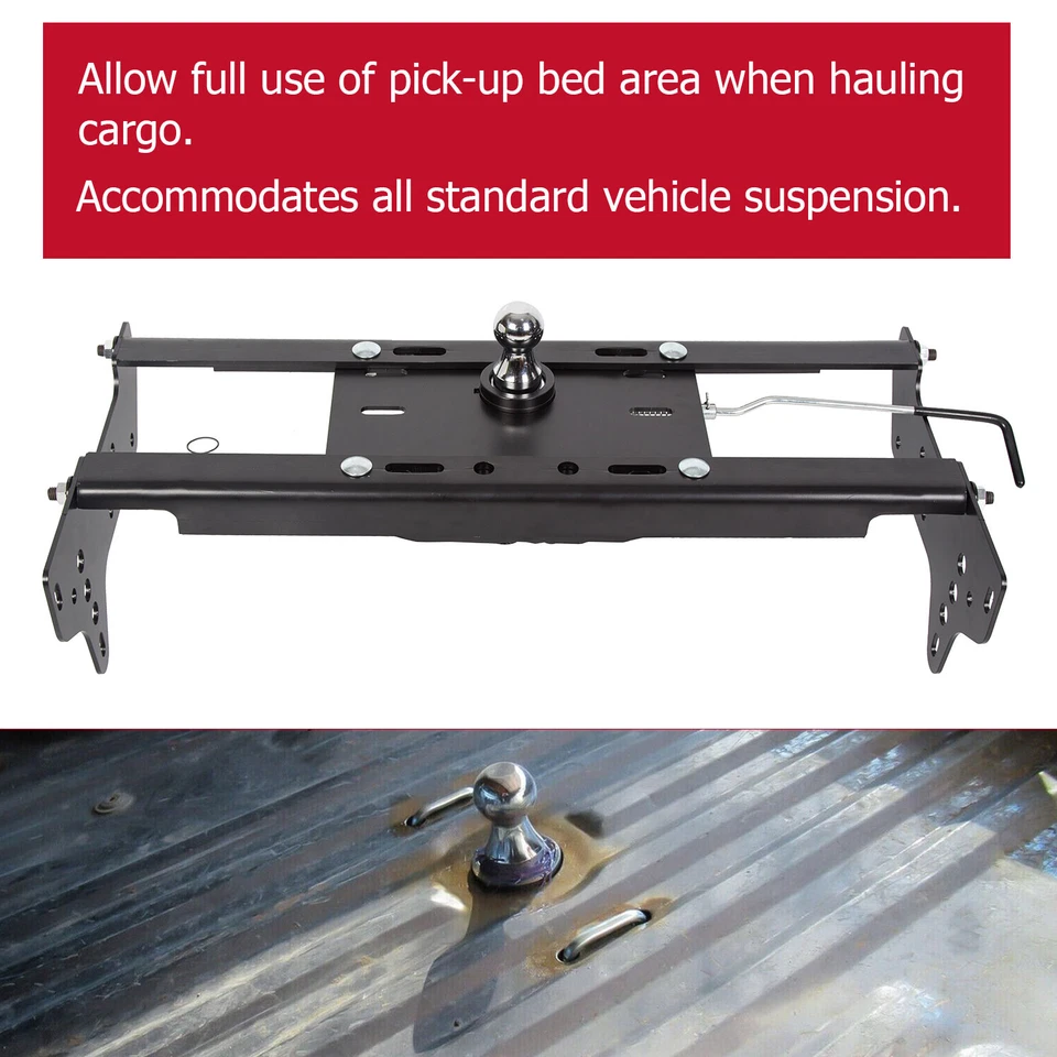 For 99-16 Ford F250 F350 Complete Under bed Gooseneck Trailer Hitch System Foto 4 de 4