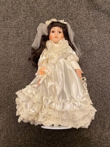 leonardo collection porcelain doll the bride