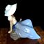 thumbnail 5  - Vintage LLADRO NAO  Girl Listening to Bird&#039;s Songs Bird Figurine 1042 Retired