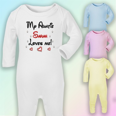 my aunt loves me baby grow