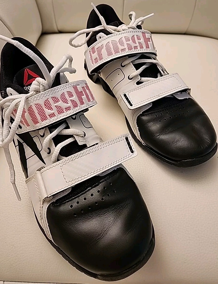 Reebok Women's Crossfit U-form Lifting Shoes Size US 1/2 Black and White - Main Image