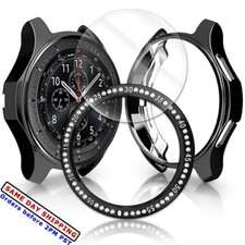 9H Screen Protector Case Bezel Ring Cover for Samsung Galaxy Watch 42mm SM-R815U