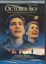 October Sky DVD, 1999 NEW Jake Gyllenhaal Laura Dern