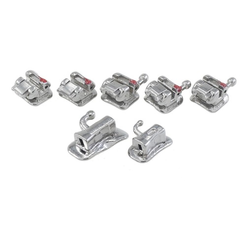 Soporte de ortodoncia dental autoligable Damon Q soporte de metal Roth MBT 022 Ormco - Imagen 43 de 92