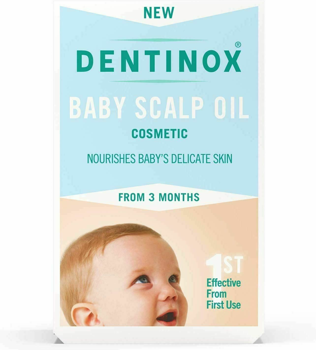 Dentinox Baby Scalp Oil for Nourishing Babies Dry Scalp Skin Plant Oils 30 ml