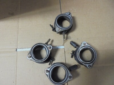 1990 Kawasaki ZX1100 ZX-11 OEM Carburetor Intake Manifolds/Clamps