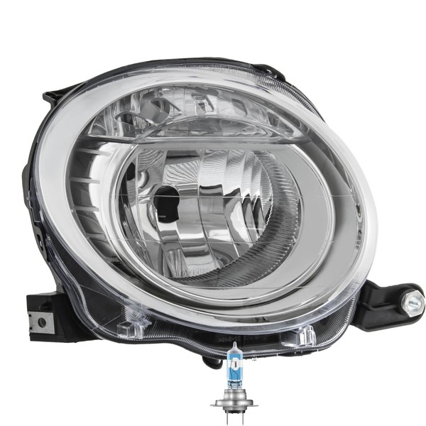 Scheinwerfer Abblendlicht Rechts H7 FüR Fiat 500 C 312_ 312 Inkl. Lampen-image