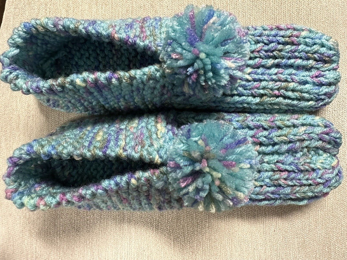 Knitted Grandma Slippers Knitted Socks Winter Slipper Socks