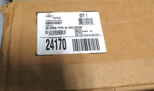 Hoffman Nvent A36H2410SSLP Wallmount Hinged with NEMA Clamps Type 4X [CTH]