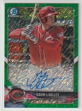 2018 Bowman Chrome Prospects - GAVIN LAVALLEY - GREEN REF AUTO /99 #CPA-GL (B)