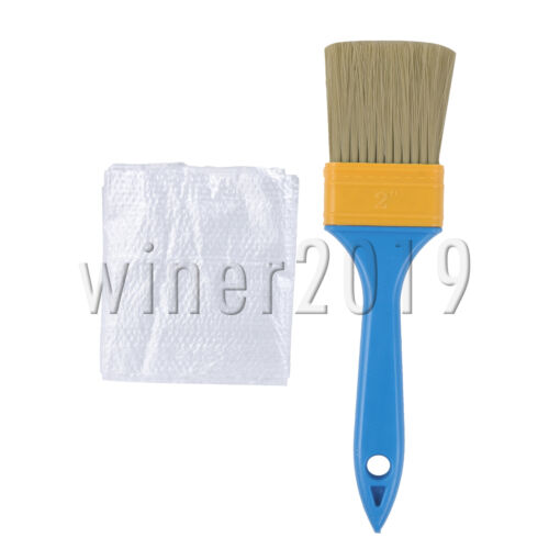 Blue Plastic Handle Paint Brush for Acrylic 2 Inch with 35 Inch Apron Pack of 2 - Picture 1 of 18