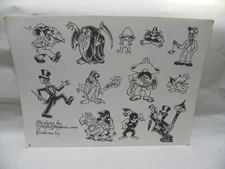 Vintage 80's Mike Rollo Malone tattoo flash. In great condition.