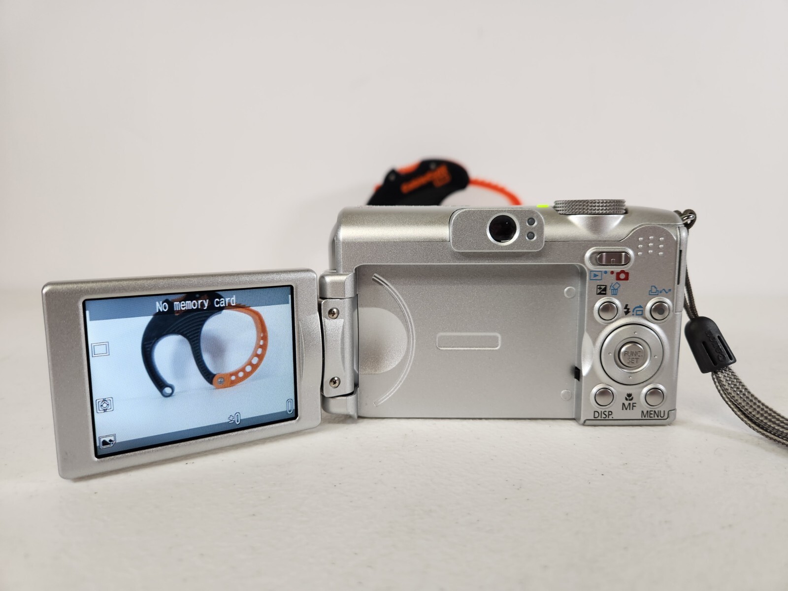 Canon PowerShot A630 8.0MP Digital Camera Silver 4x Zoom Tested MINT