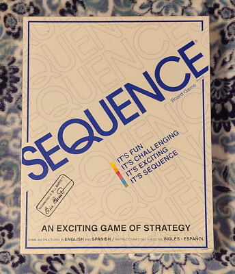 ''Sequence'' Board Game An Exciting Game Of Strategy  New Vtg 1981:1995 Ages 7 +++
