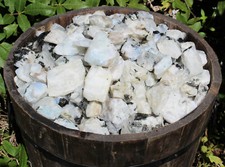 500 Carat Lot Natural Rough Rainbow Moonstone Crystals Raw Stone, 100 Grams 