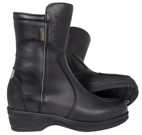 Daytona SL Pilot GTX Size 39 Women's Motorcycle Boots GoreTex 6cm Heel Lift - Picture 2 of 5