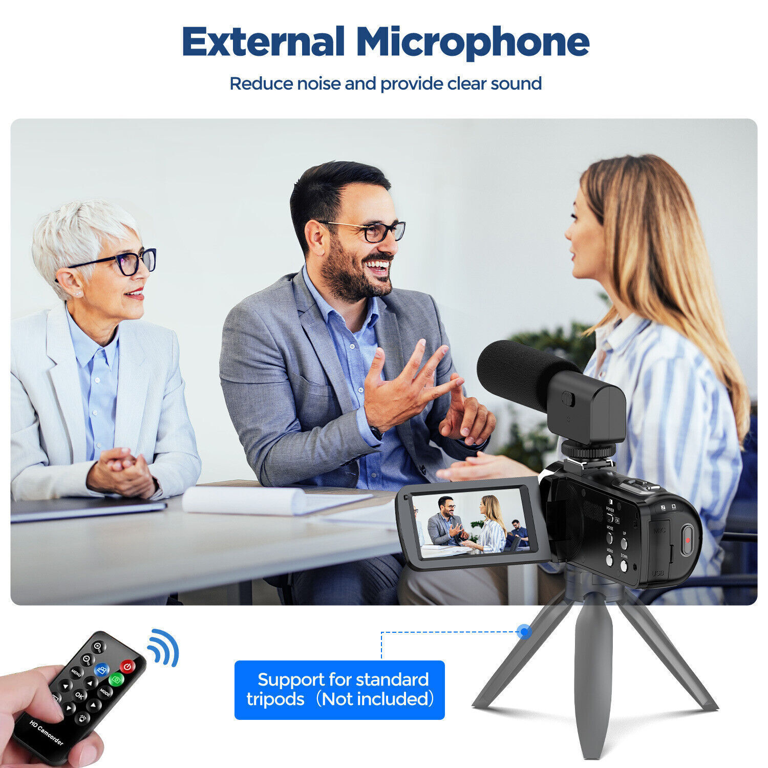 Spectacular UHD 4K Video Camera & 42MP Photo 18X Digital Zoom Camcorder DV W/Lens Hood &MIC - Image 4