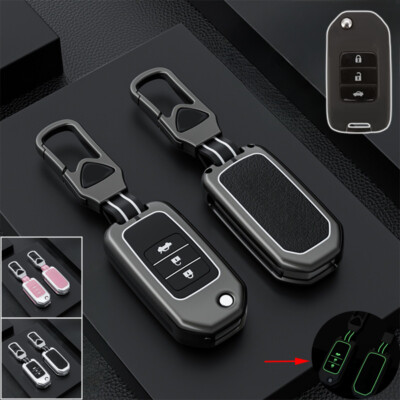 Alloy Silicone Car Key Case Cover For Honda Accord Civic CR-V Odyssey Insight