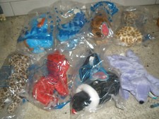 NEW AVON 8 FULL O BEANS ANIMAL PLUSH IN BAGS TAGS P59 