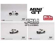 Mini GT Land Rover Defender 90 Pickup White LHD MGT00338 1/64
