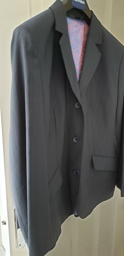 NAVY BLUE PINSTRIPE SUIT JACKET, BNWT, SIZE 18, PROFESSIONAL BUSINESS WEAR - Picture 5 of 11