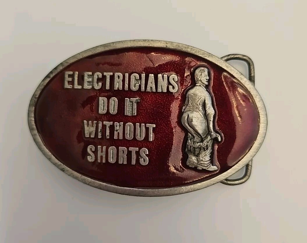 Vtg 1983 Captain Hawks Sky Patrol ELECTRICIANS DO IT WITHOUT