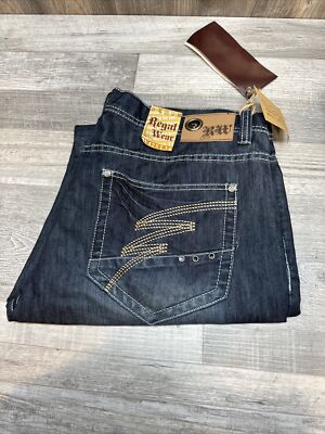 Regal Wear Denim Jeans Mens Quality Apparel Size 42x34 New With Tags