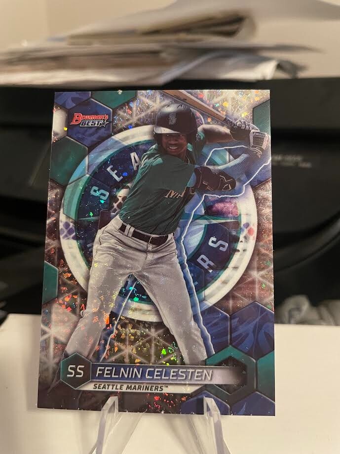 2023 Bowman's Best Felnin Celesten Top Prospects Mini Diamond Refractors 112/299