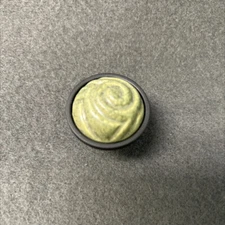 1-5/16" Ceramic Totem Knob Sage with Flat Black