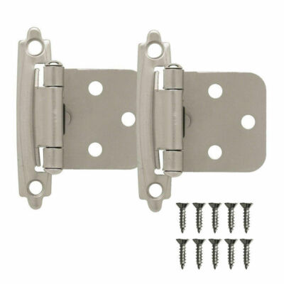 Lot Kitchen Cabinet Hinges Overlay Self Closing Face Mount Cupboard Door Hinge