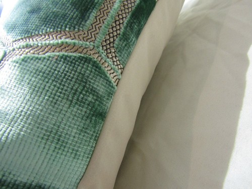 Designers Guild Fabric Manipur Pale Jade Cushion Covers - Picture 10 of 12
